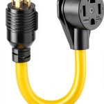 Tellegloww L14-30P to 14-30R Adapter Cord 30A Dryer-0