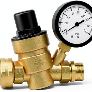 RV Water Pressure Regulator TONDA Brass Adjustable-0