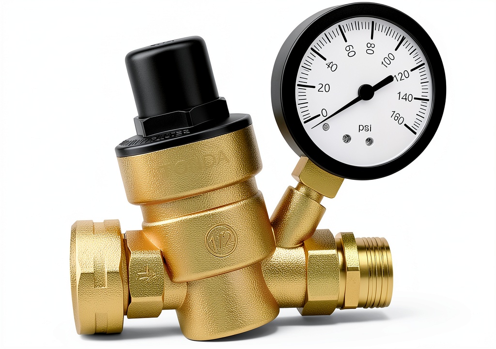 Installing TONDA water pressure regulator on an RV water line
