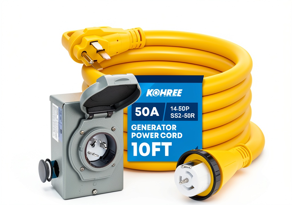 Kohree 10 FT 50 AMP generator cord