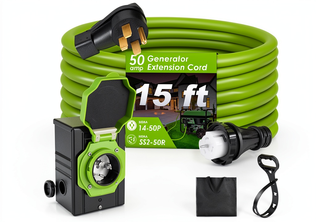 50Amp 15FT generator extension cord by Seeutek