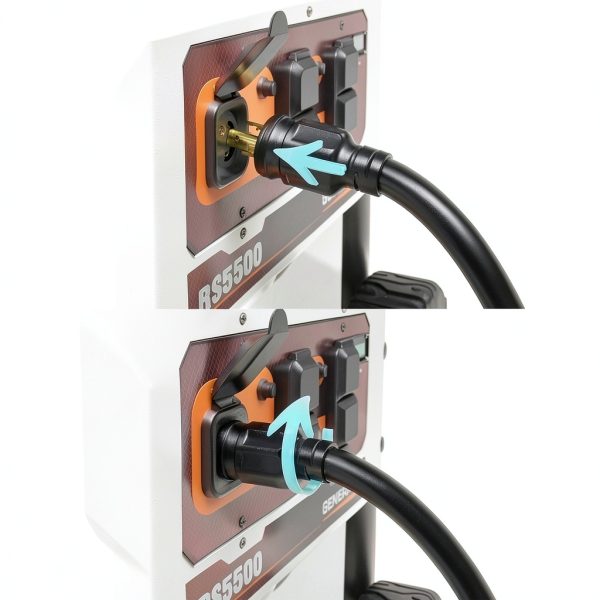 Black 30amp Generator Cord HUANCHAIN 10ft-2