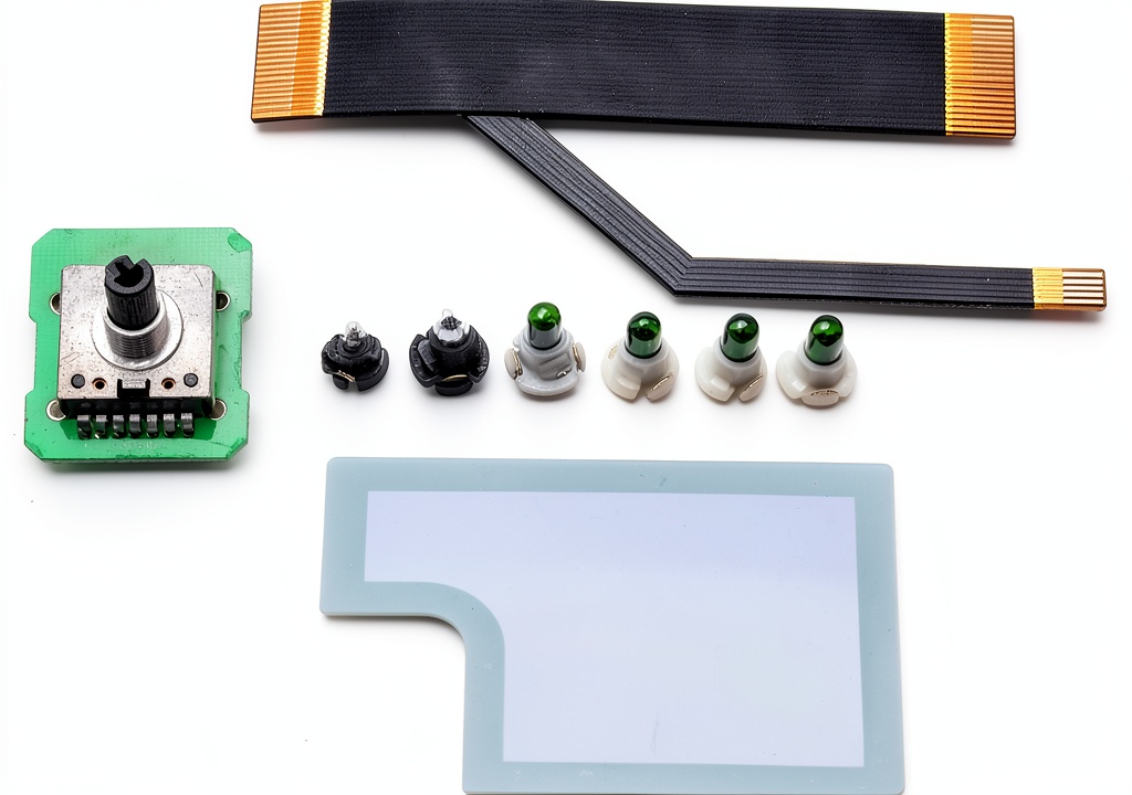 Installing Dorman 599-040 Climate Control Module Repair Kit on a wooden workbench