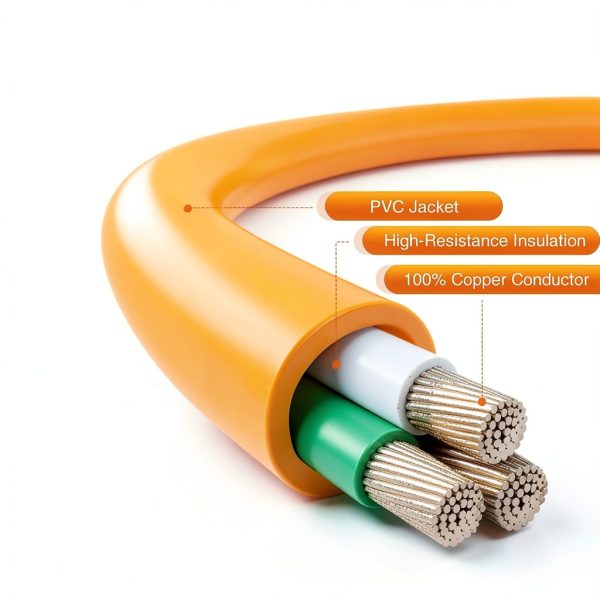 30A RV Generator Adapter Tellegloww Yellow Cord-5