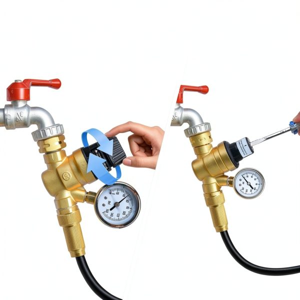 Gickbusus RV Water Pressure Regulator Leadless Brass-3