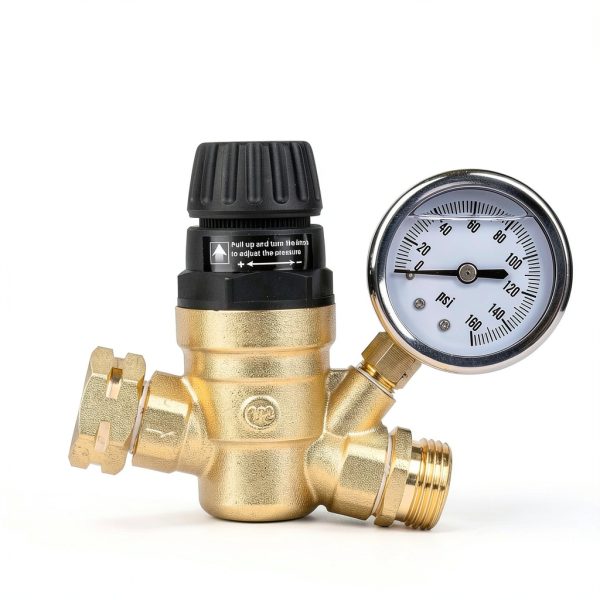 Gickbusus RV Water Pressure Regulator Leadless Brass-1