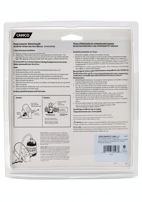 Camco RV Water Pump Winterizing Kit Silver Solid-14