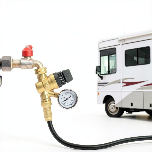 Gickbusus RV Water Pressure Regulator Leadless Brass-6