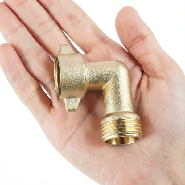 90 Degree Brass Hose Elbow BILAL Swivel Connector-1