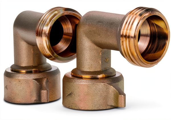 Camco 90 Degree Hose Elbow Brass Connector for RVs-0