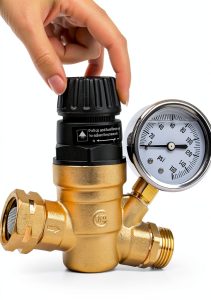 Gickbusus RV Water Pressure Regulator Leadless Brass-0