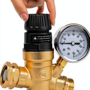 Gickbusus RV Water Pressure Regulator Leadless Brass-0