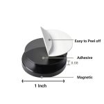 Round Magnetic Discs 1 Inch - Flexible Magnets Adhesive Set 100 pcs-0