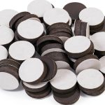 BYKES 3/4 x 3/16 Inch Flexible Self Adhesive Magnets 54 Count Black-0
