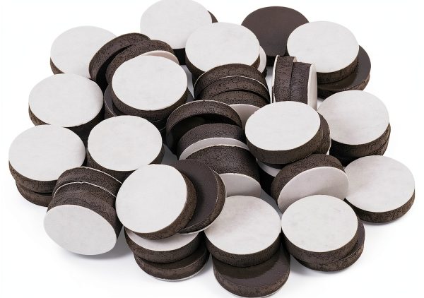 BYKES 3/4 x 3/16 Inch Flexible Self Adhesive Magnets 54 Count Black-0