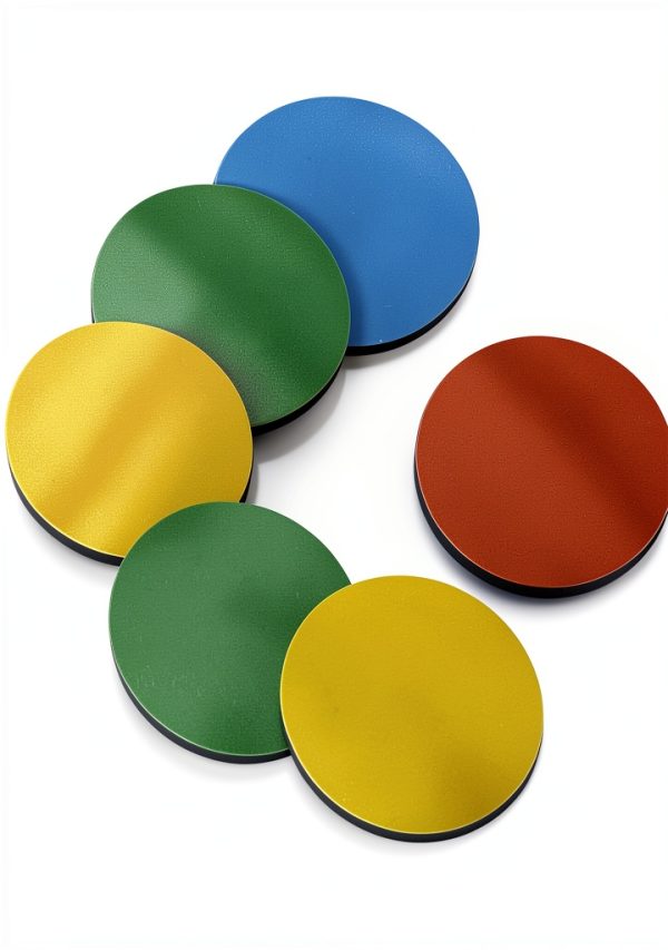 Flexible Round Magnets 2.5 Inch Colors 16 Pack Flexible Magnets-0