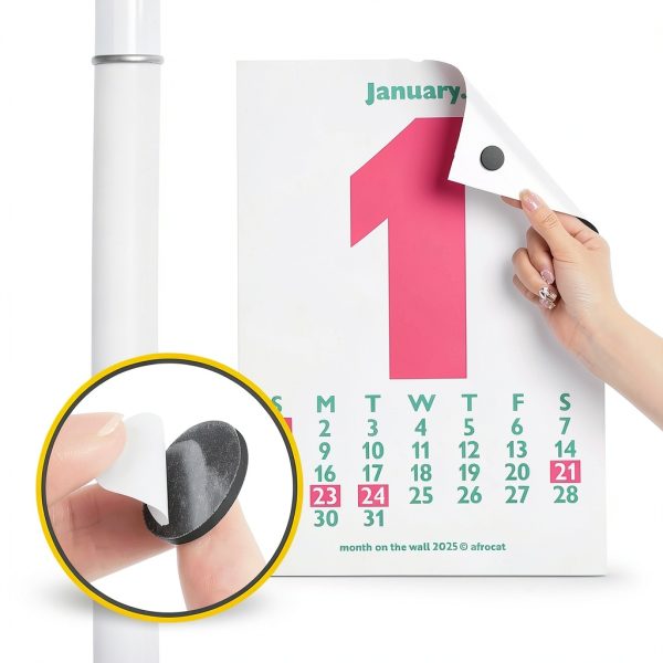 Round Magnets 20mm Flexible Self Adhesive Dots 70 pcs FINDMAG-4