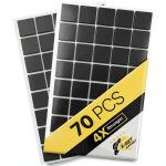 Magnetic Squares Self Adhesive Flexible Magnets 4x4 Inch Pack-0