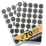 Round Magnets 20mm Flexible Self Adhesive Dots 70 pcs FINDMAG-0