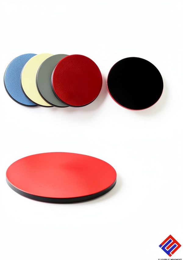 Flexible Round Magnets 2.5 Inch Colors 16 Pack Flexible Magnets-1
