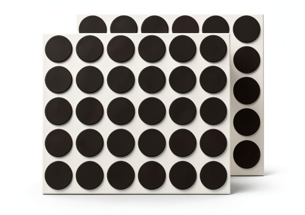 DIYMAG Magnetic Dot 40Pcs Self‑Adhesive Round Magnet Sheet 0.8×0.08in-1