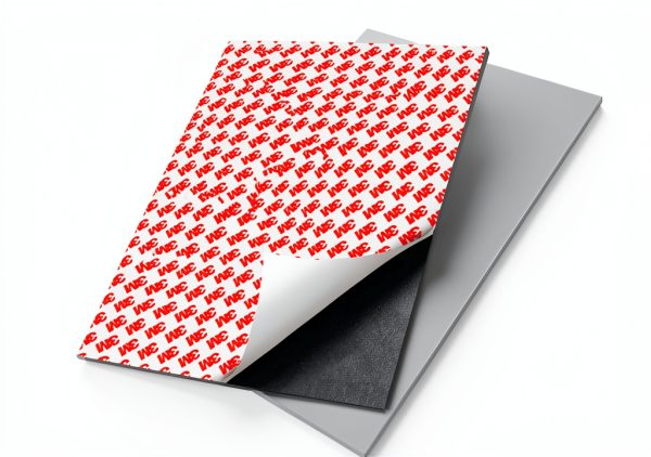 80 Mil Magnetic Sheet with 3M Adhesive Tape STTMGN 8.5x11 2 Pack-0