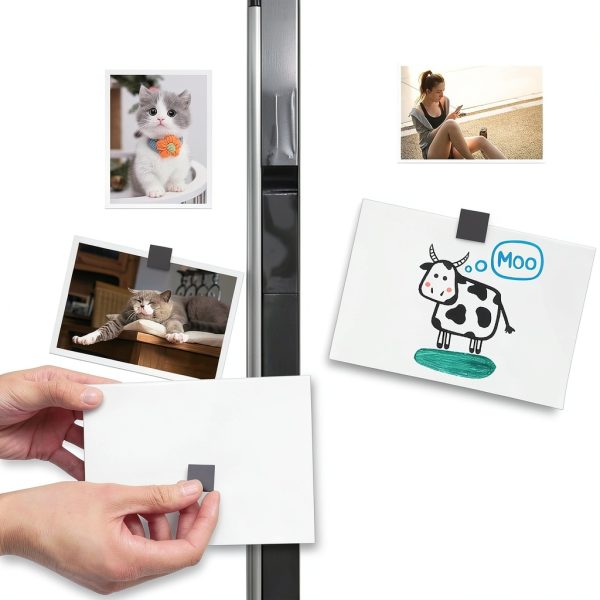 DIYMAG Adhesive Magnetic Squares Flexible Sticky Tape 30pcs 20x20mm-4