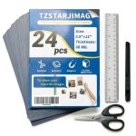 Magnet Sheets 8.5x11 30mil Flexible Magnetic Pack of 24 TZSTARJIMAG-0