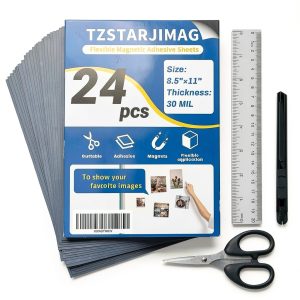 Magnet Sheets 8.5x11 30mil Flexible Magnetic Pack of 24 TZSTARJIMAG-0