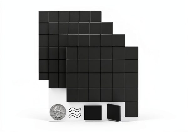 Square Magnets 144pcs Adhesive Backing Okxiri Flexible 0.8x0.8-1