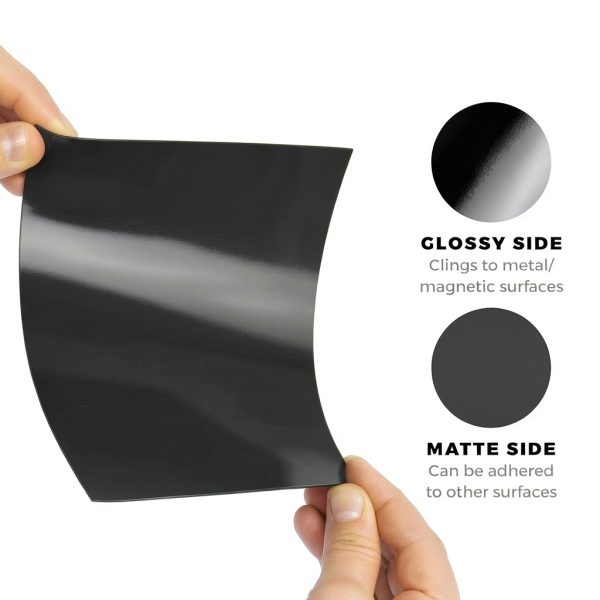 Durable Plain Magnetic Sheet Pack of 25 - GlossyEnd 5x7 30 Mil-1