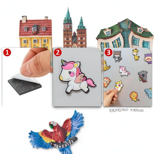 Square Magnets 144pcs Adhesive Backing Okxiri Flexible 0.8x0.8-3
